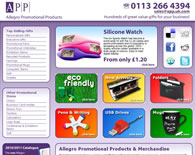 Allegro Promotional Products Screenshot