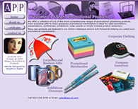Allegro Promotional Products Screenshot