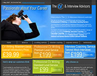 The CV and Interview Advisors Screenshot