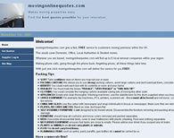 Moving Online Quotes Screenshot